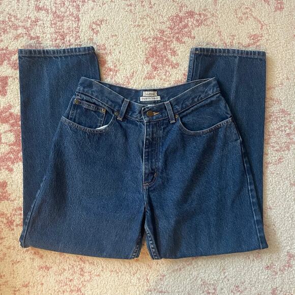 Vintage 90s Dark Wash Mom Bootcut Petite Jeans - Picture 2 of 4